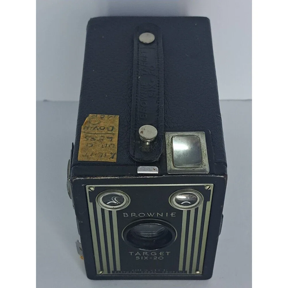Vintage Kodak Brownie Target Six 20 Box Camera Art Deco Display Manual Print Toy